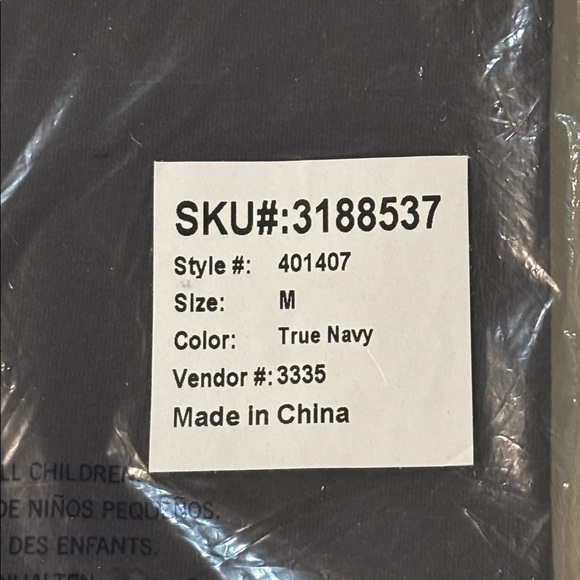 Lands' End Navy Blue Starfish Stretch Crop Pants NWT Size M - Picture 3 of 13